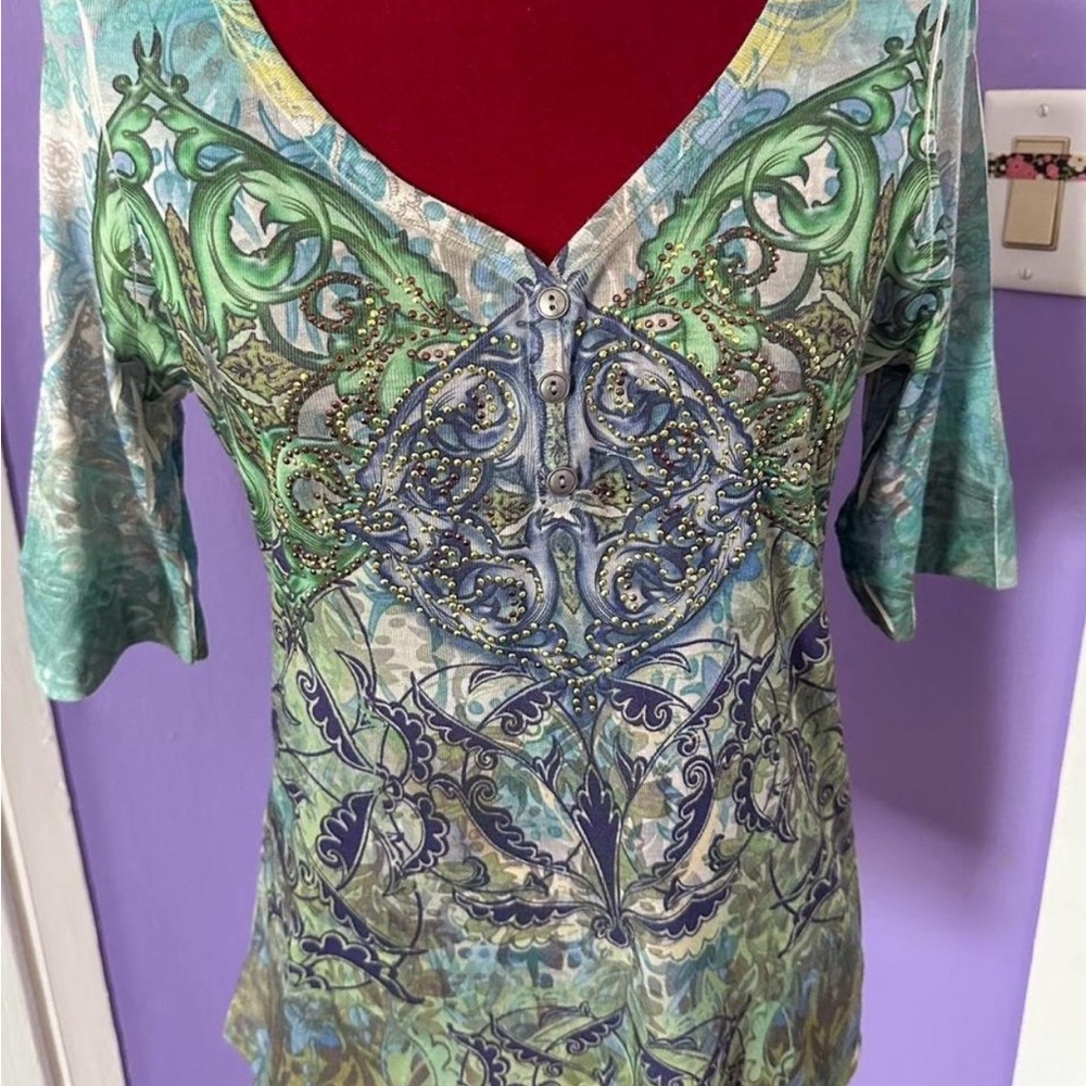Apt. 9 Multicolor Paisley Women's Blouse